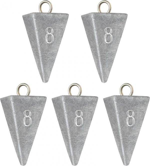 BLUEWING Pyramid Sinkers Lead Fishing Weights Sinkers