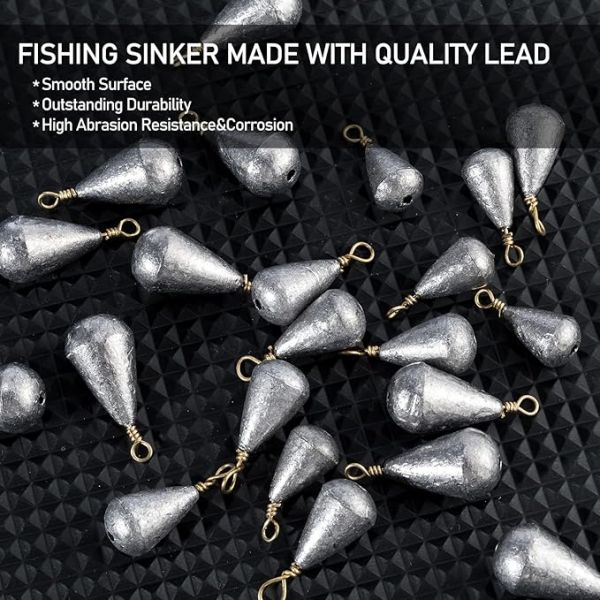 Dr.Fish 30 Pack Bass Casting Sinker W